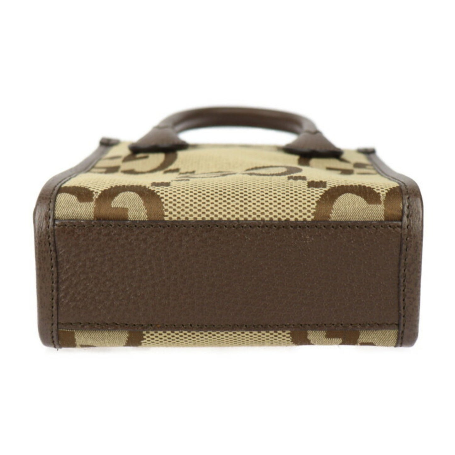 Gucci Brown Canvas Gg Jumbo