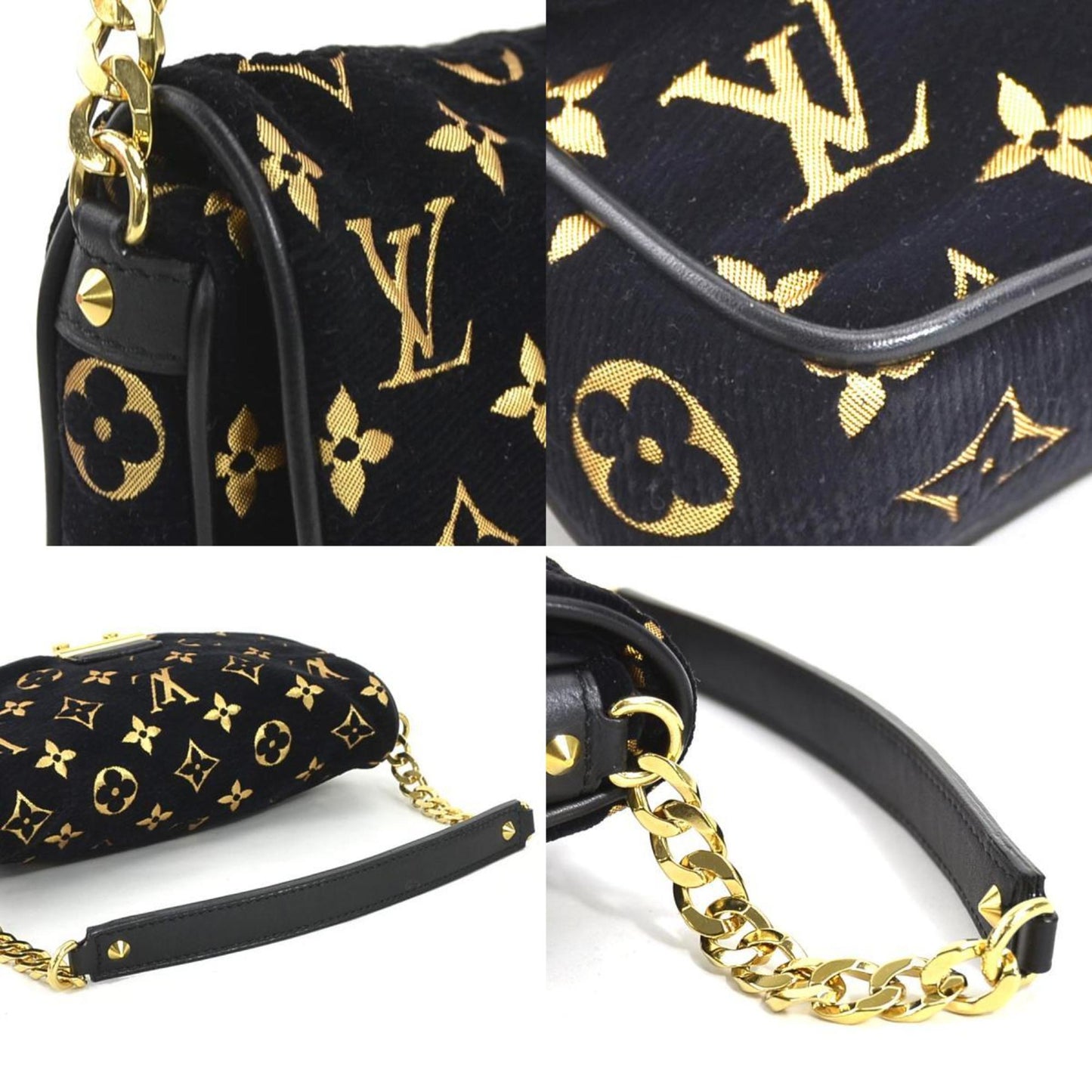 Louis Vuitton Black Velvet Cruiser