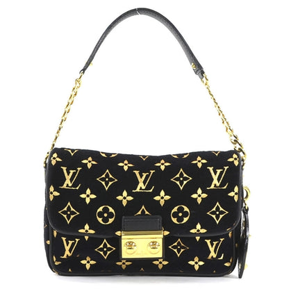 Salvatore Ferragamo Black Leather Shoulder
