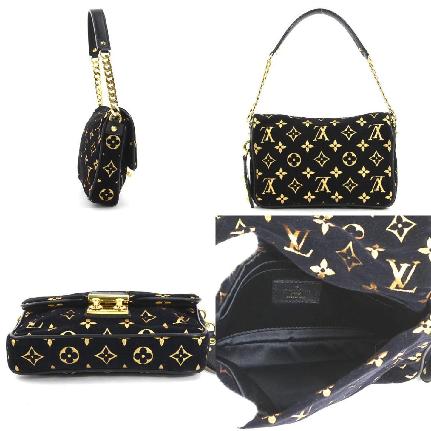 Louis Vuitton Black Velvet Cruiser