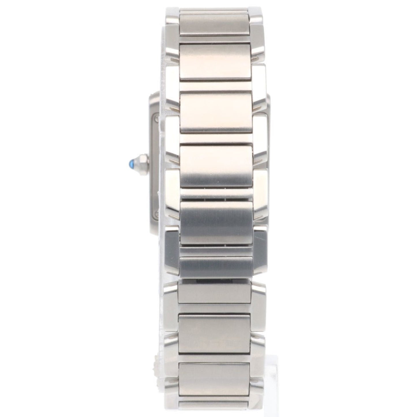 Cartier White Steel Tank Française