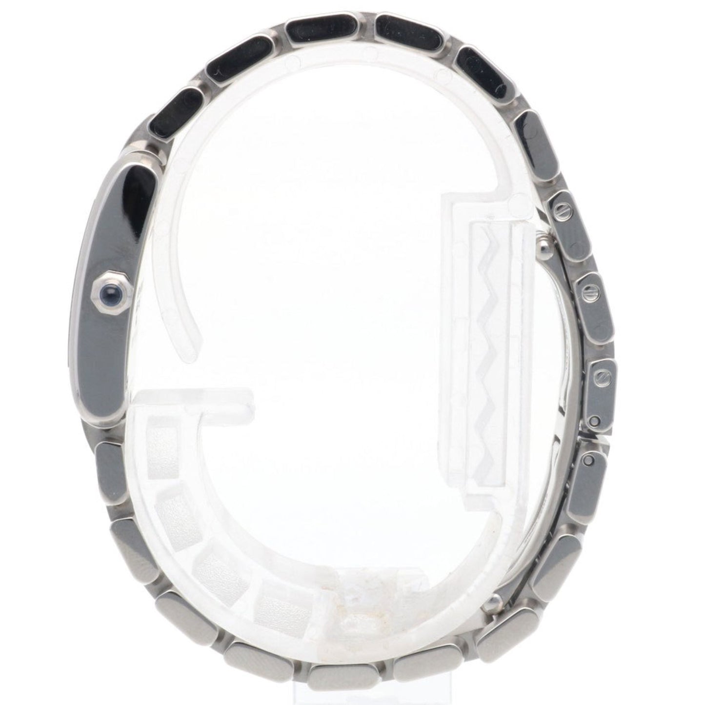 Cartier White Steel Tank Française