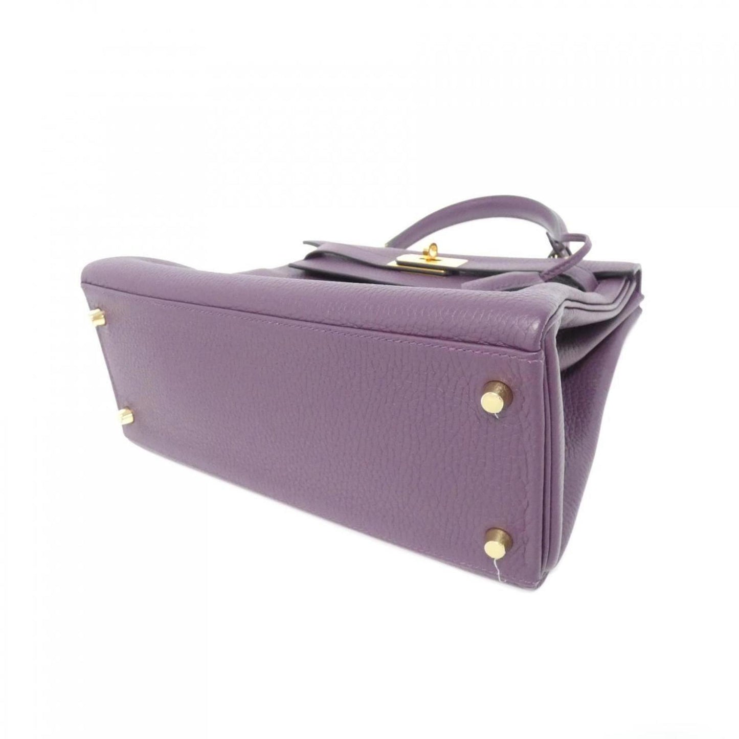 Hermès Purple Leather Handbag