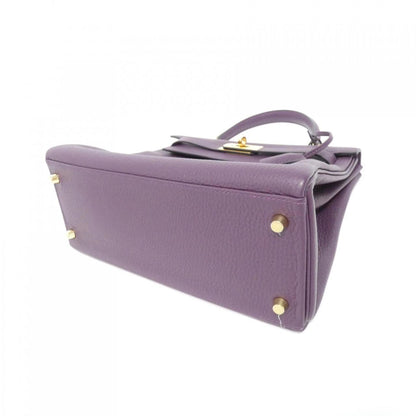 Hermès Purple Leather Handbag