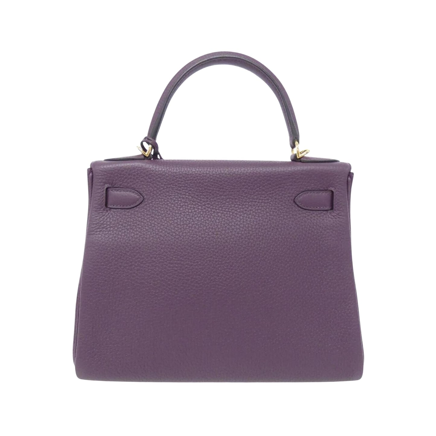 Hermès Purple Leather Handbag