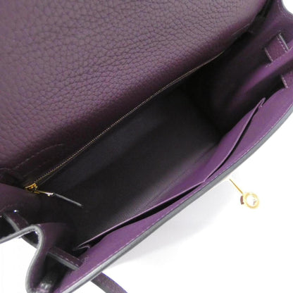 Hermès Purple Leather Handbag