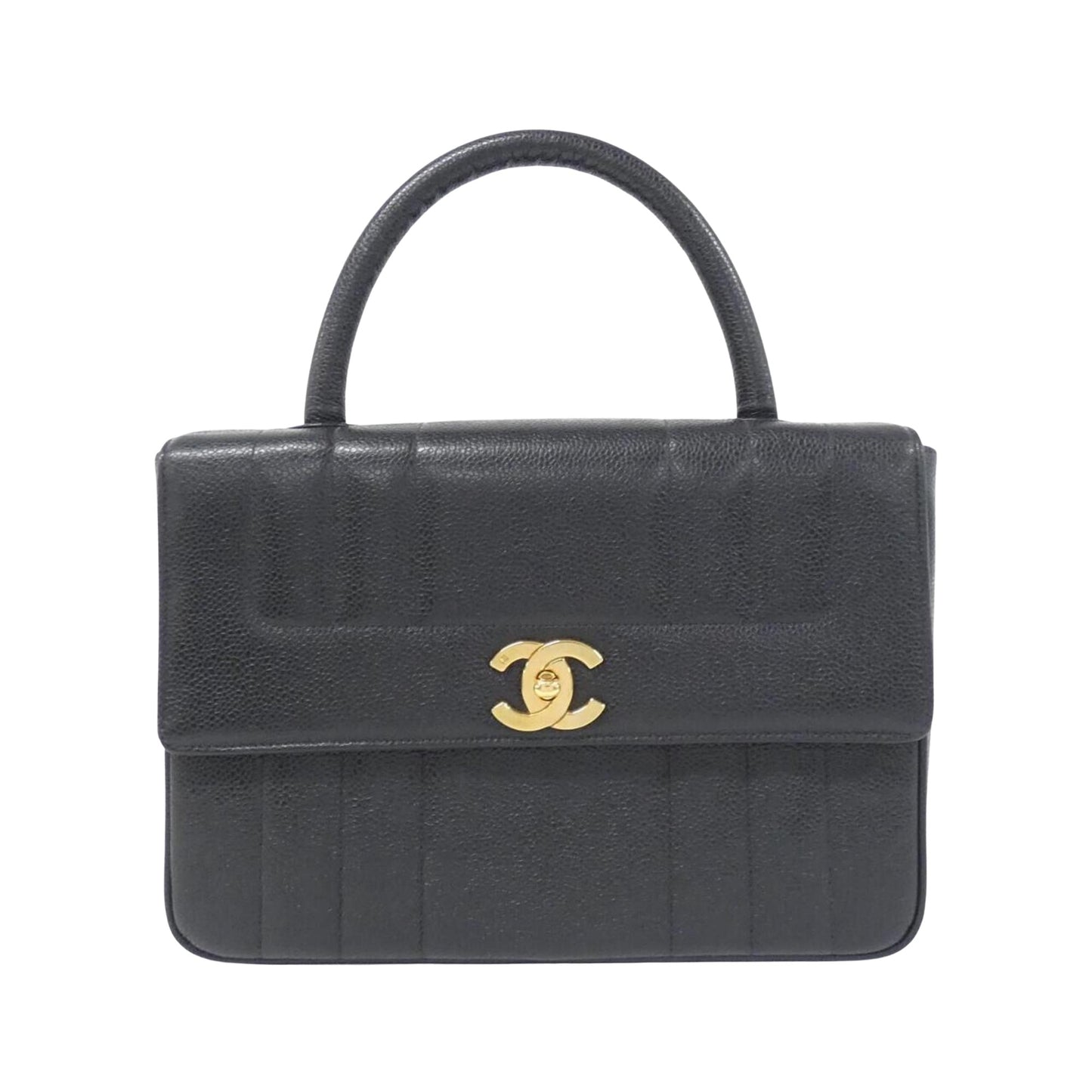 Chanel Black Leather Handbag