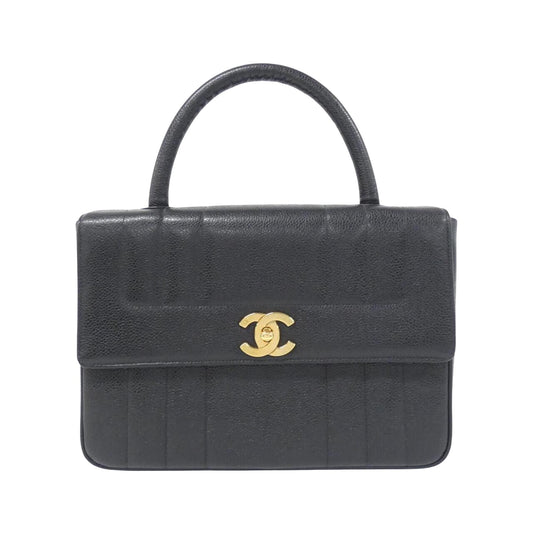 Chanel Black Leather Handbag
