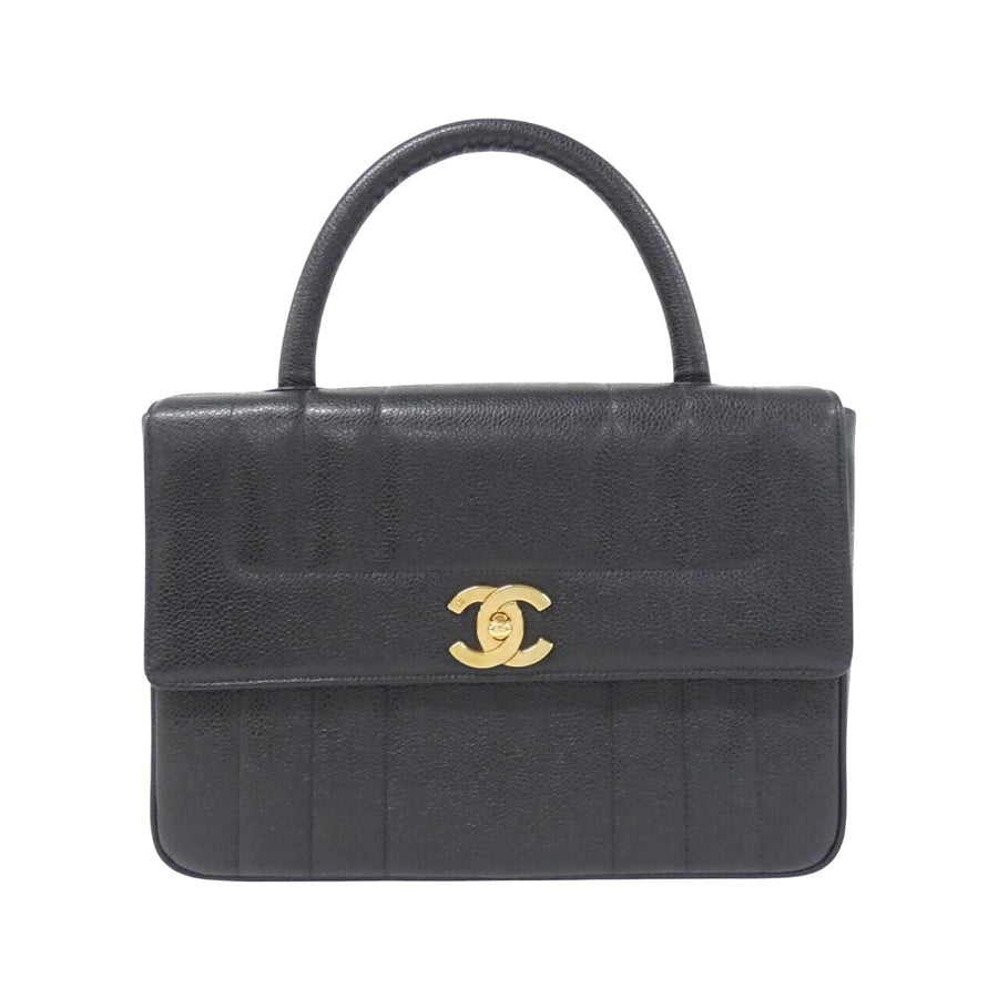 Chanel Black Leather Handbag