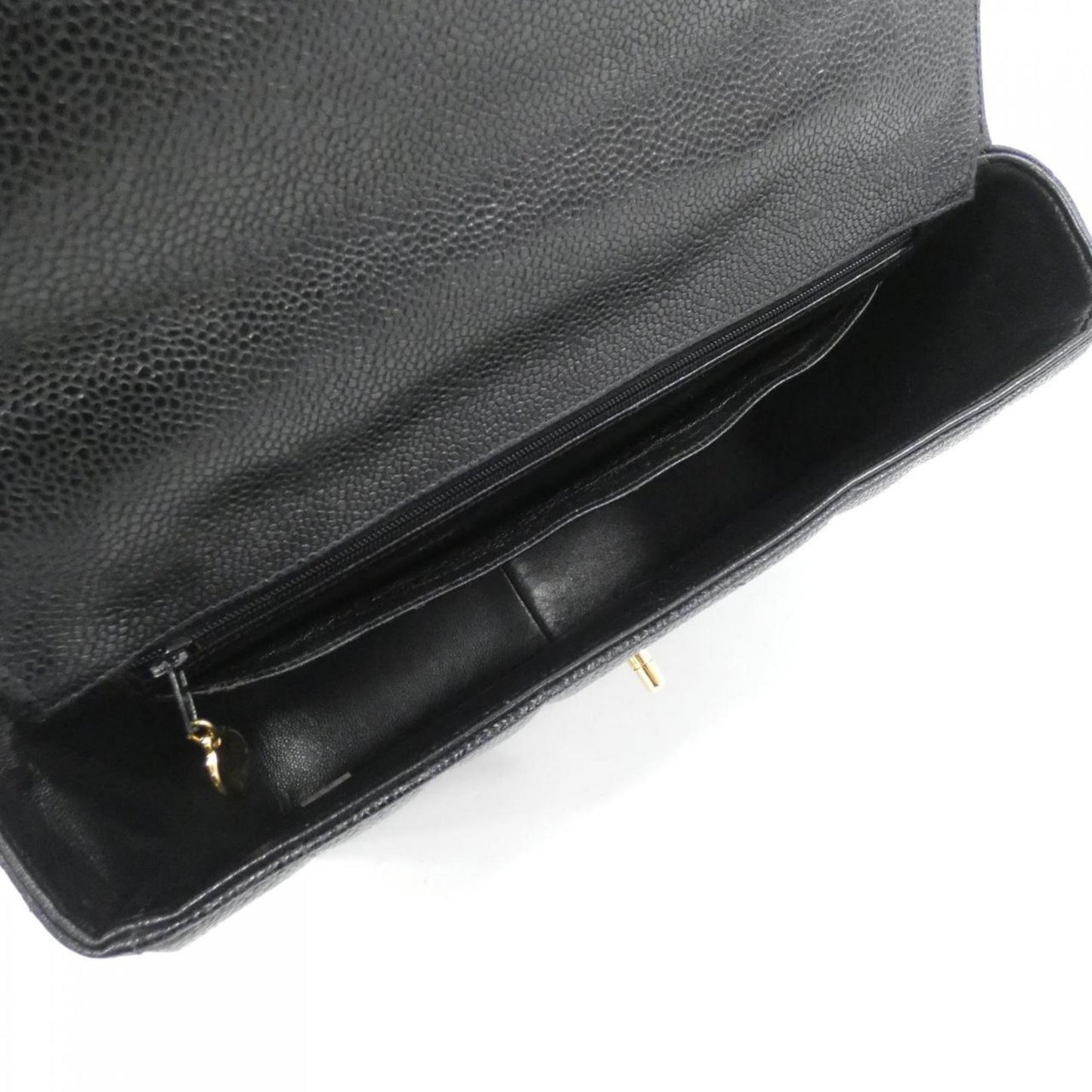 Chanel Black Leather Handbag