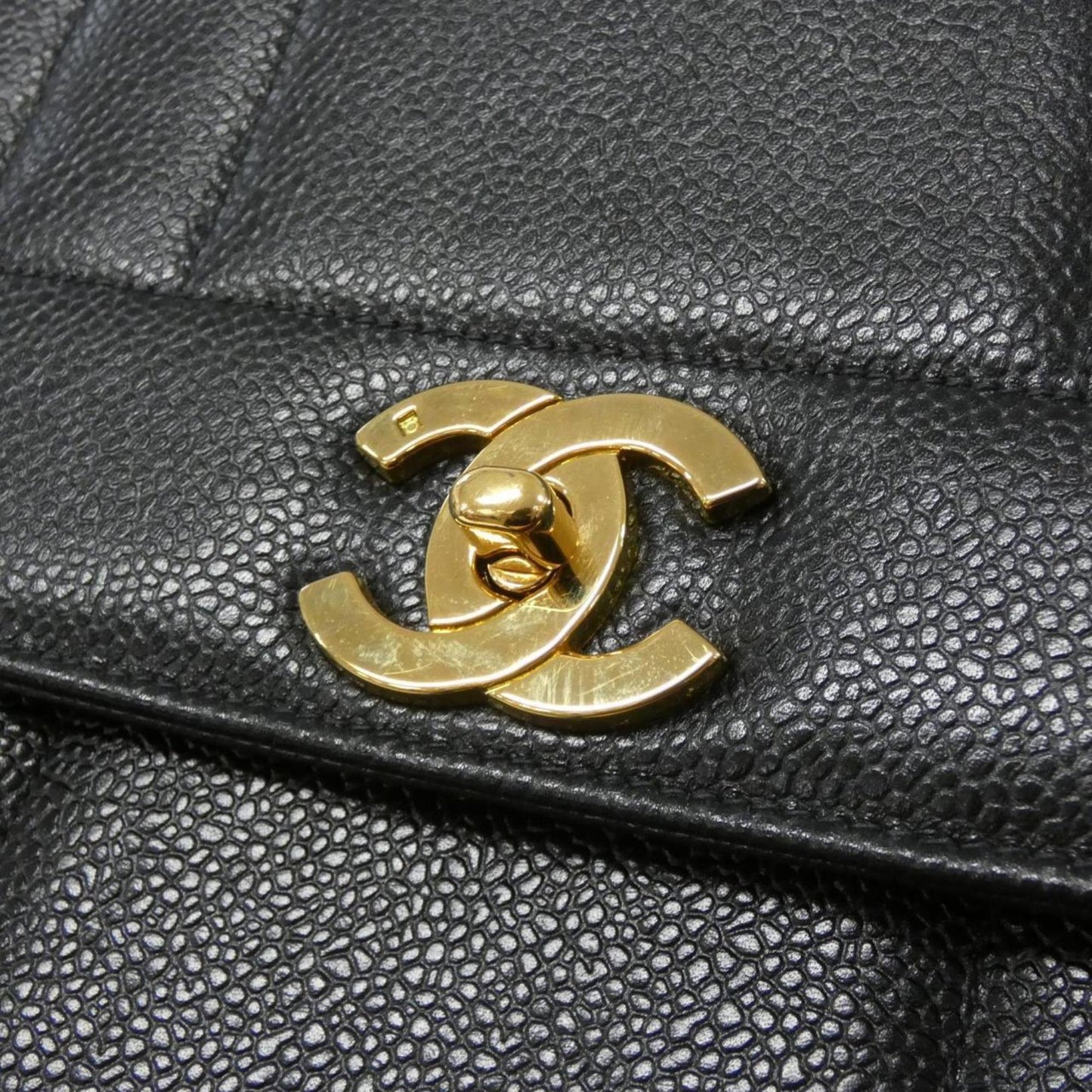 Chanel Black Leather Handbag