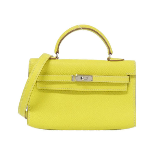 Hermès Yellow Leather Kelly Tiny