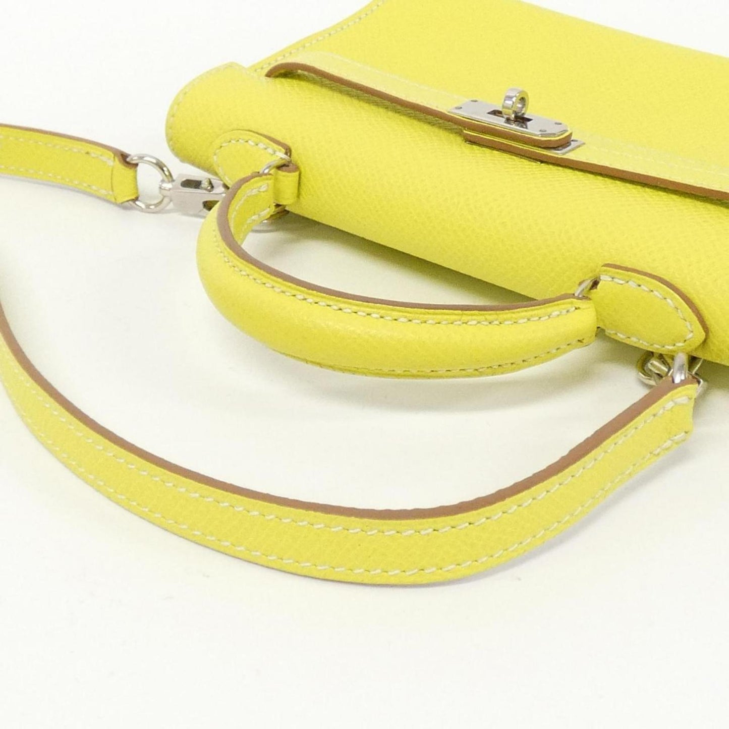 Hermès Yellow Leather Kelly Tiny