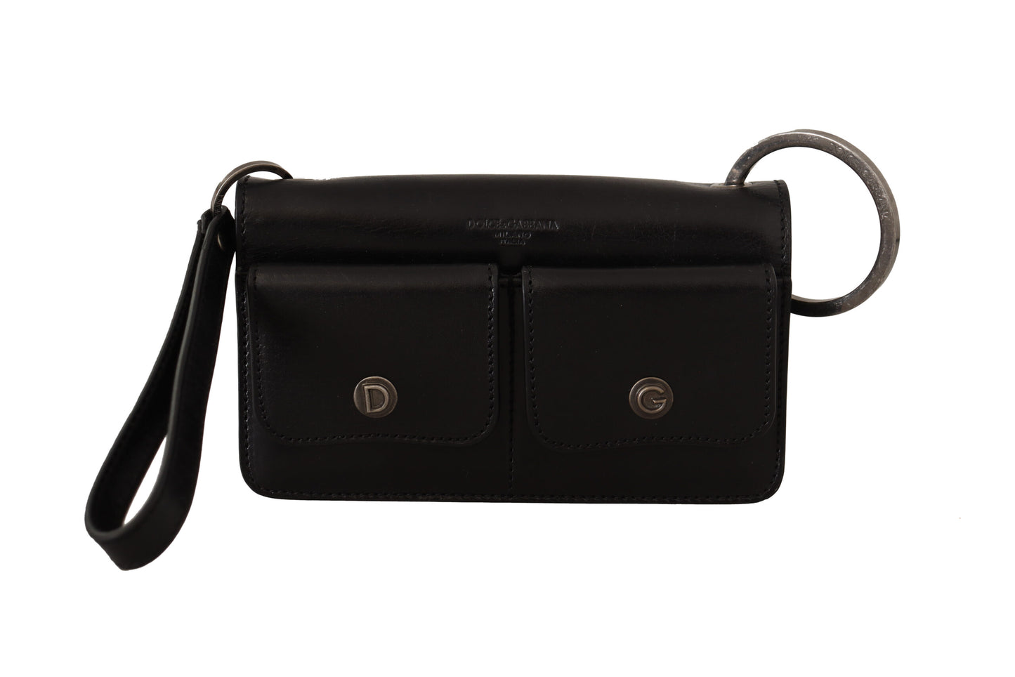 Dolce & Gabbana Elegant Mini Leather Wallet In Timeless Black