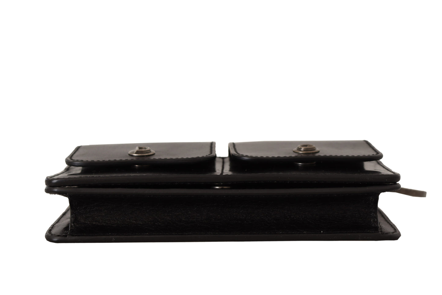 Dolce & Gabbana Elegant Mini Leather Wallet In Timeless Black