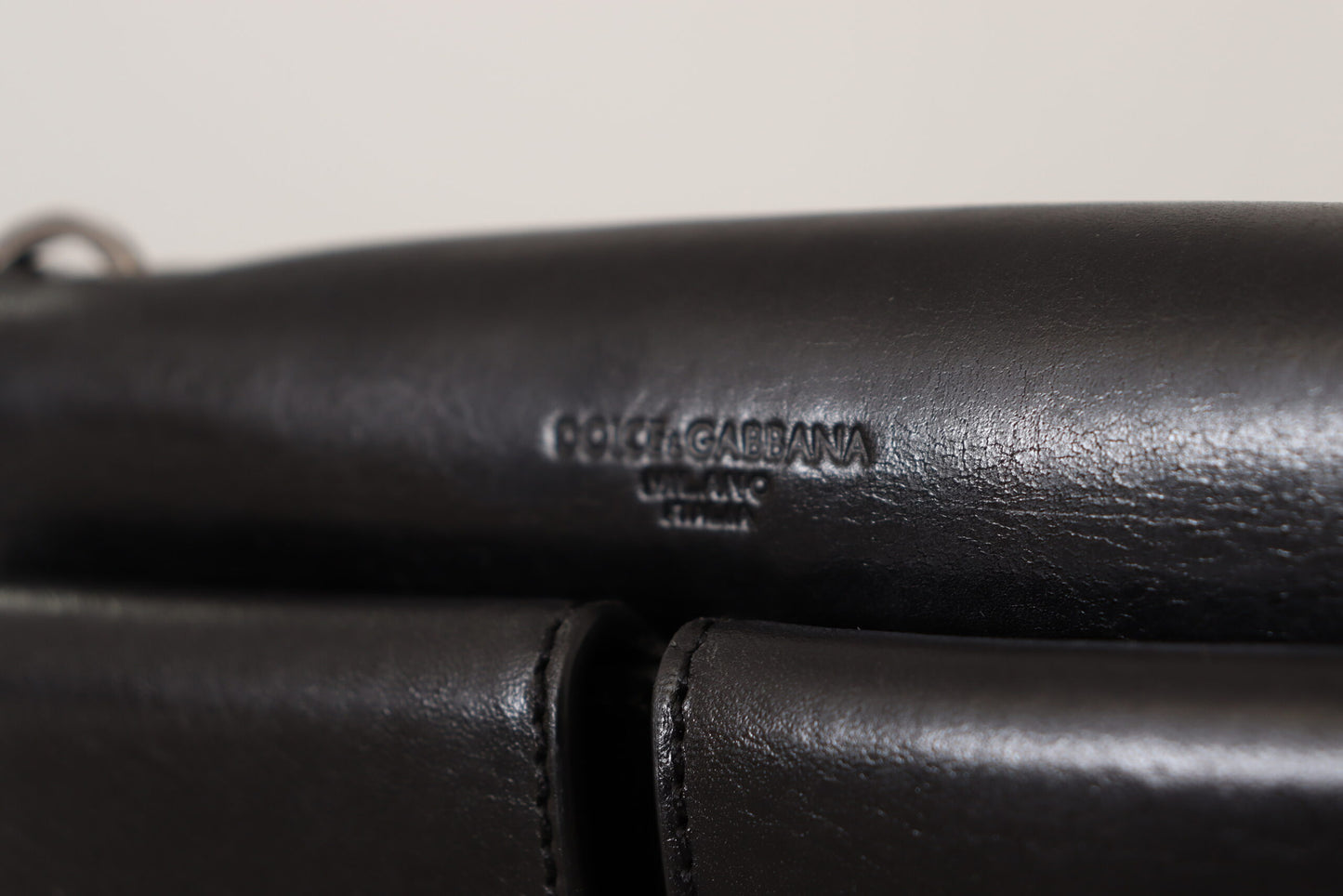 Dolce & Gabbana Elegant Mini Leather Wallet In Timeless Black