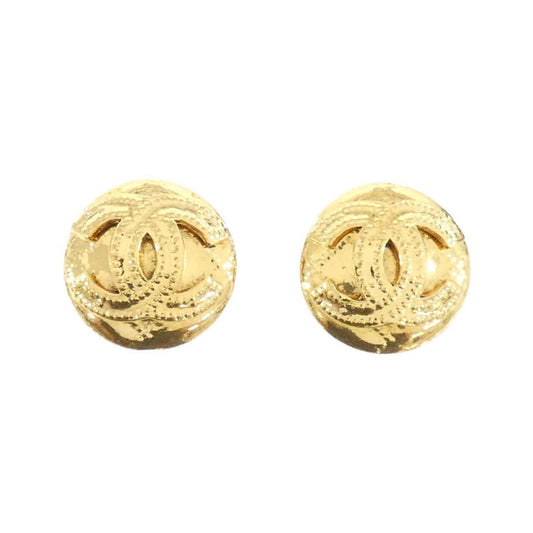 Chanel Gold Gold Plated Coco Mark