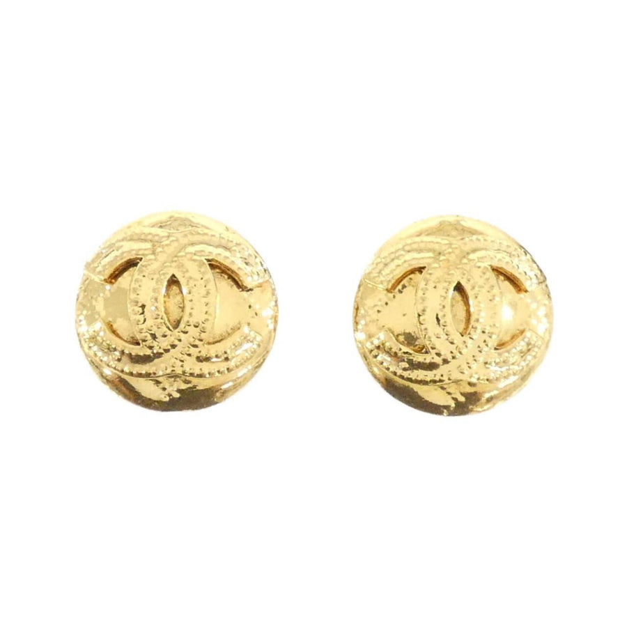 Chanel Gold Gold Plated Coco Mark