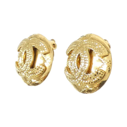 Chanel Gold Gold Plated Coco Mark