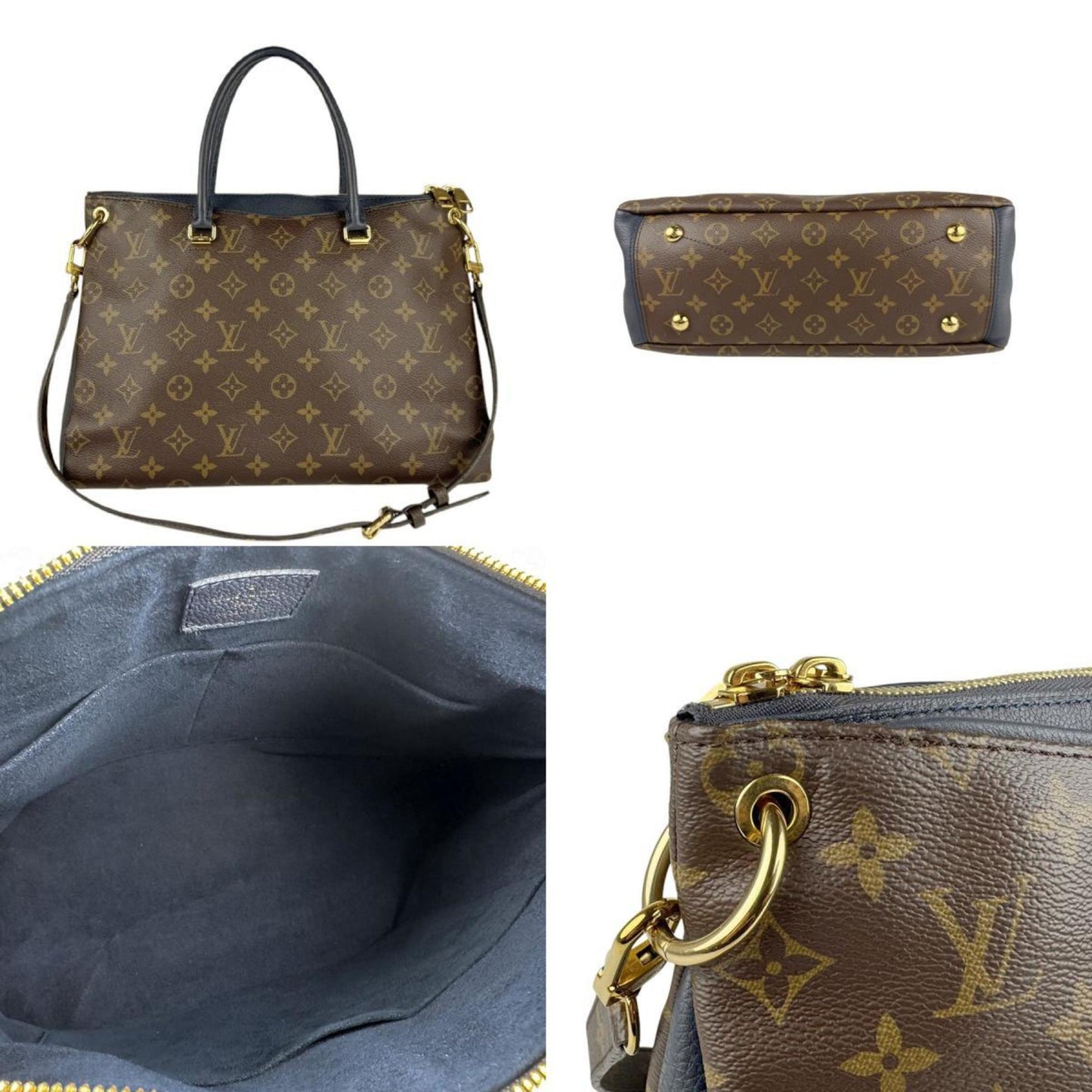 Louis Vuitton Brown Canvas Pallas