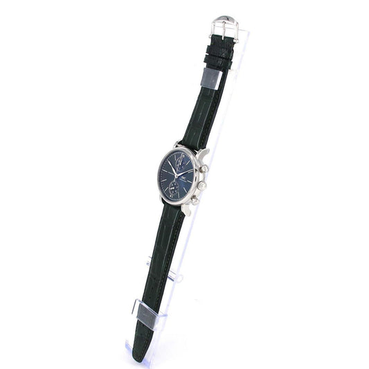 Iwc Schaffhausen Black Steel Watch