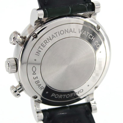 Iwc Schaffhausen Black Steel Watch