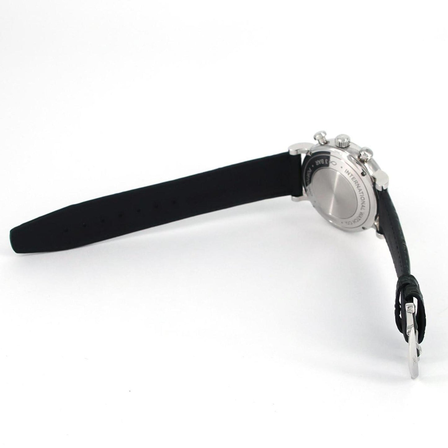 Iwc Schaffhausen Black Steel Watch