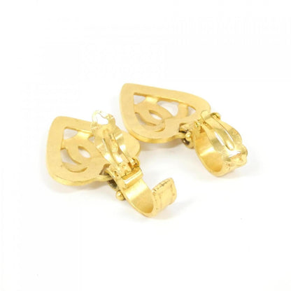 Chanel Gold Gold Plated Earring
