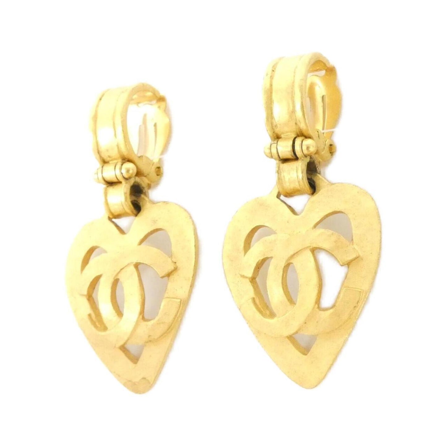 Chanel Gold Gold Plated Earring