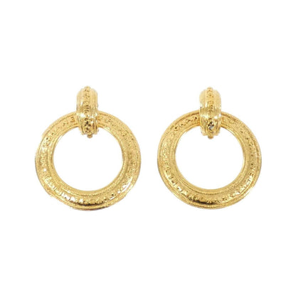 Chanel Gold Gold Plated Earring