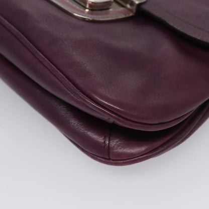 Prada Purple Leather Shoulder