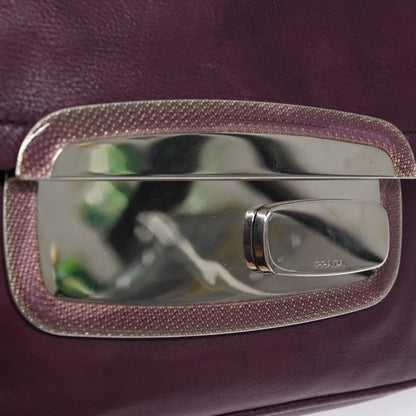Prada Purple Leather Shoulder