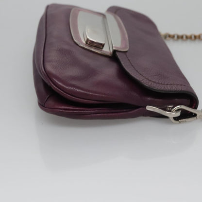 Prada Purple Leather Shoulder
