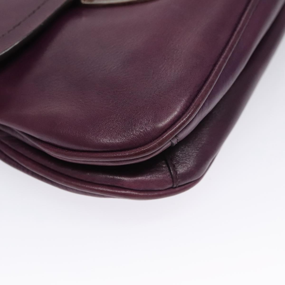 Prada Purple Leather Shoulder