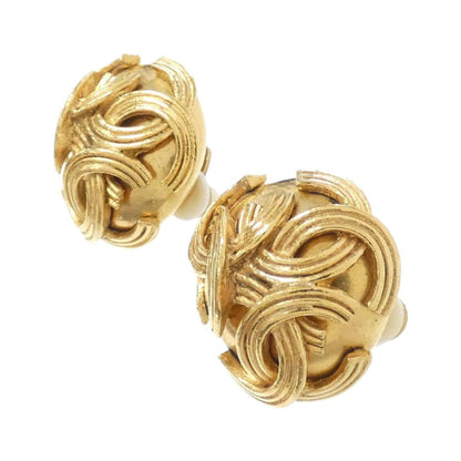 Chanel Gold Gold Plated Coco Mark