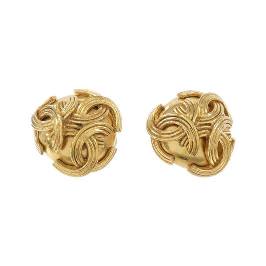 Chanel Gold Gold Plated Coco Mark