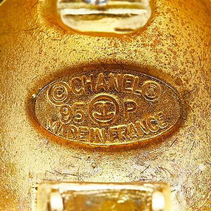 Chanel Gold Gold Plated Coco Mark