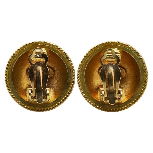 Chanel Gold Gold Plated Coco Mark