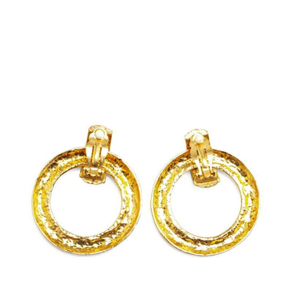 Chanel Gold Gold Plated Coco Mark