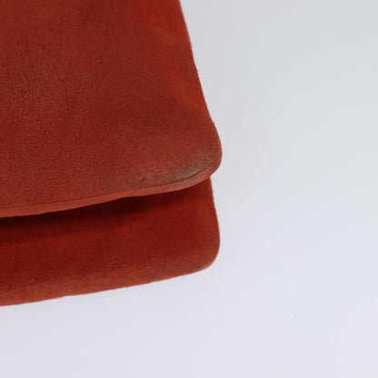 Chanel Red Suede Chocolate Bar