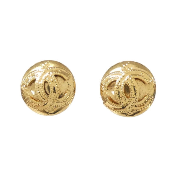 Chanel Black Gold Plated Coco Mark