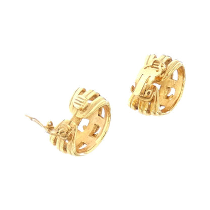 Chanel Gold Gold Plated Coco Mark