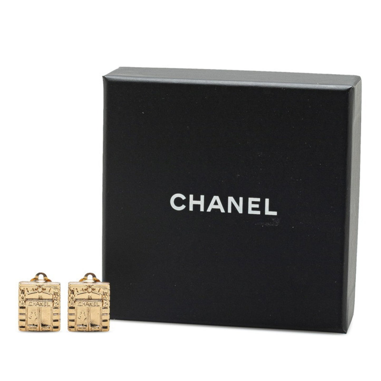 Chanel Gold Gold Plated Earring
