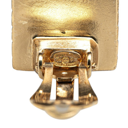 Chanel Gold Gold Plated Earring