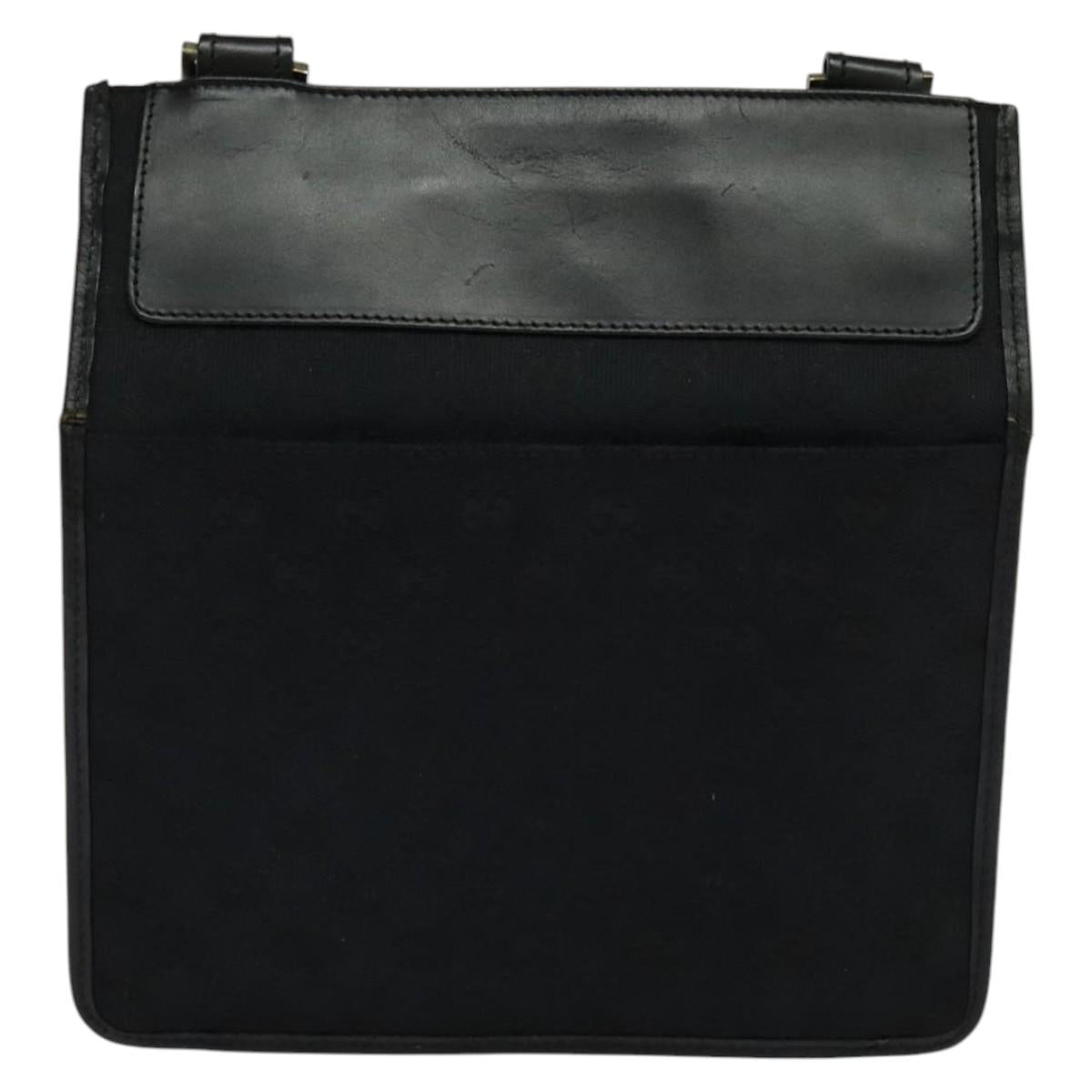 Gucci Black Canvas Gg Canvas