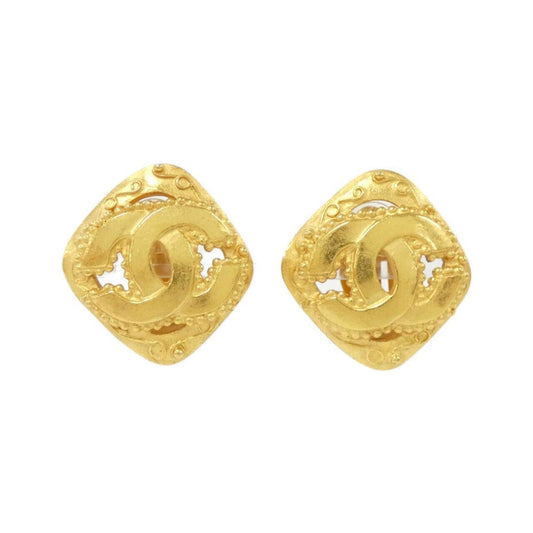 Chanel Gold Gold Plated Coco Mark