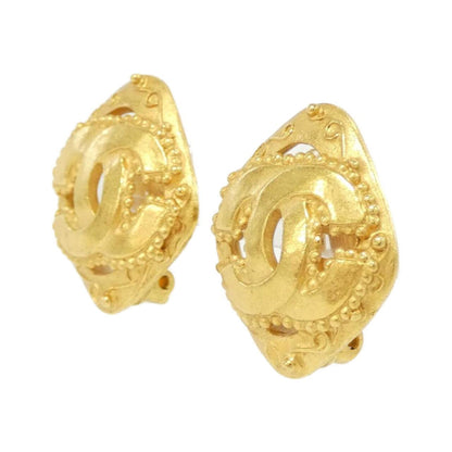 Chanel Gold Gold Plated Coco Mark