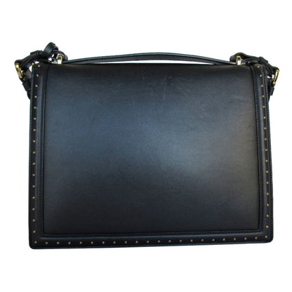 Salvatore Ferragamo Black Leather Shoulder