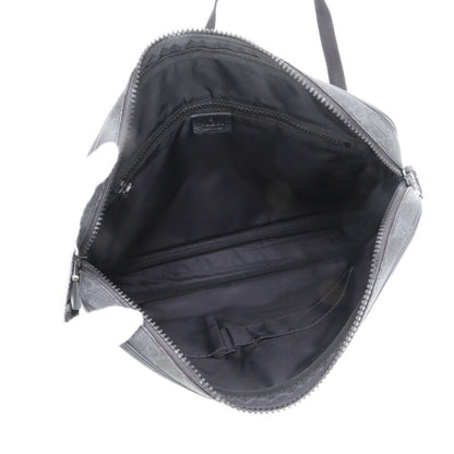 Gucci Black Leather Gg Supreme