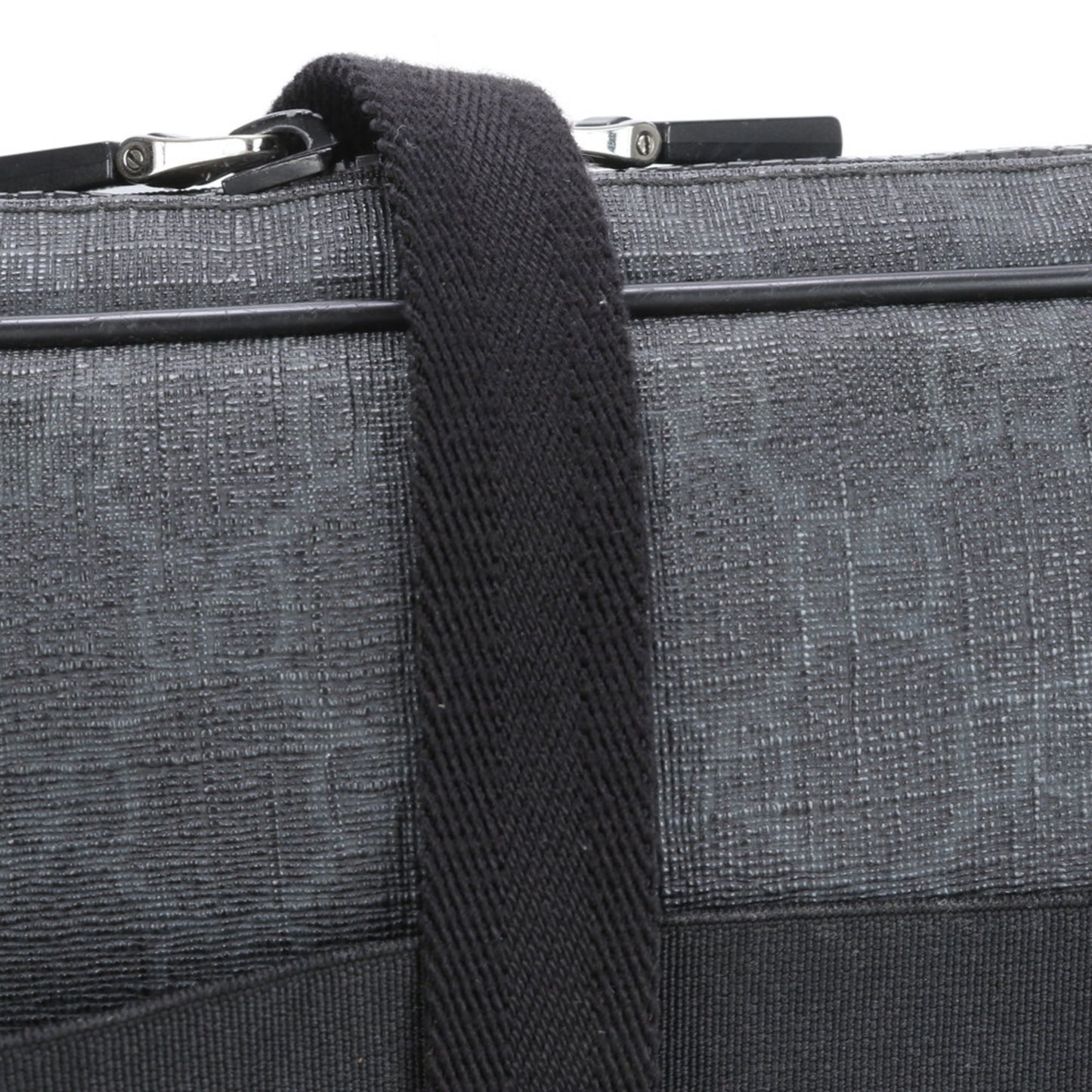 Gucci Black Leather Gg Supreme